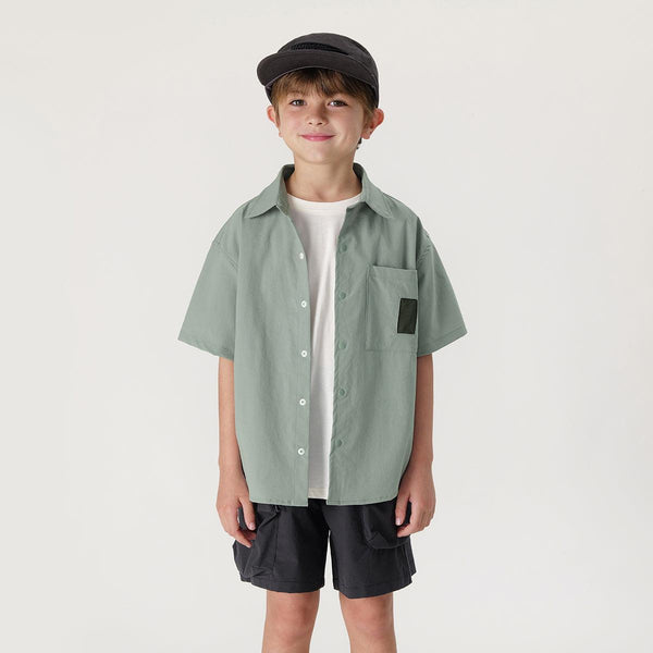 Boys Utility Outdoor Polo Short Sleeve Shirt 240526