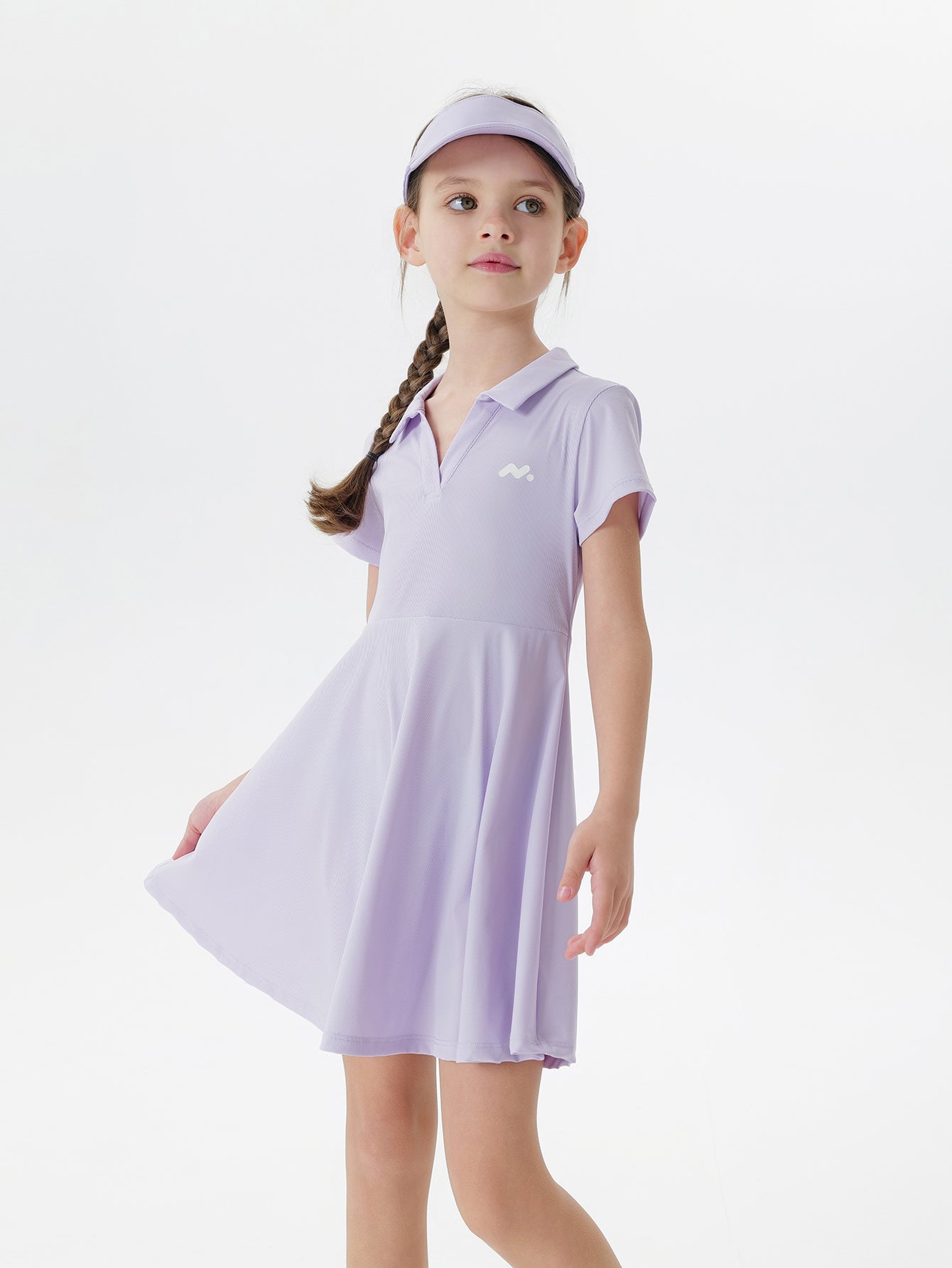 MARC & JANIE Kids Girl Sports Cool Sensory Quick-Dry Polo
