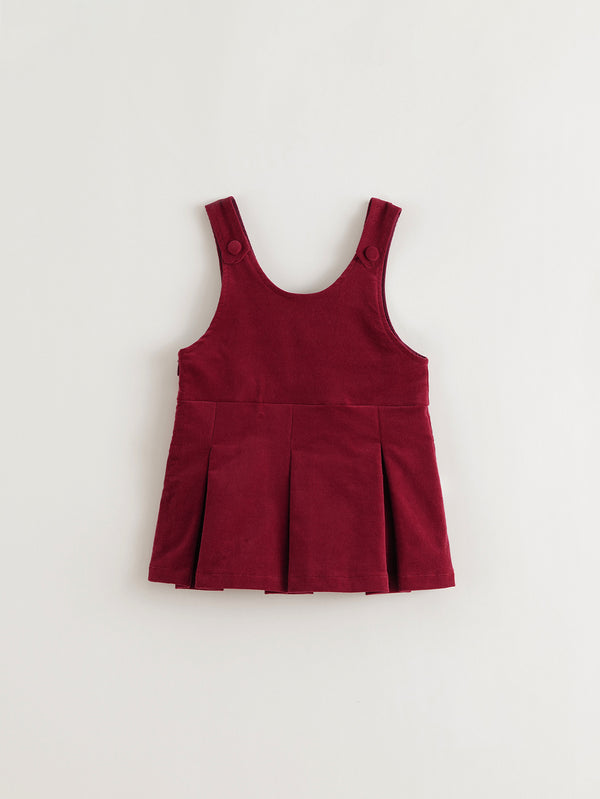 MARC & JANIE Toddler Girl Pleated Comfortable Overall Dress 551652