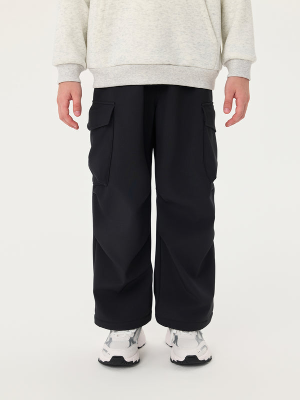 MARC & JANIE Unisex Toddler Kids Fleece-Lined Windproof Cargo Parachute Pants 551271