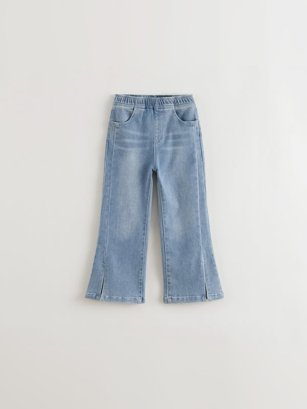 MARC & JANIE Kids Girl Stretch Denim Flared Pants Bottoms 551392