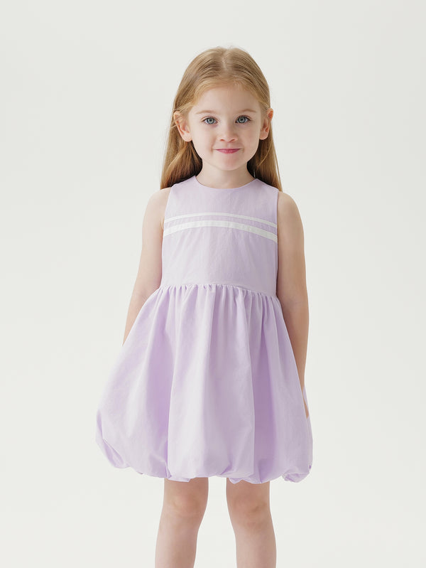 MARC & JANIE Toddler Kids Girl Bubble Bow Tie Dress 240668
