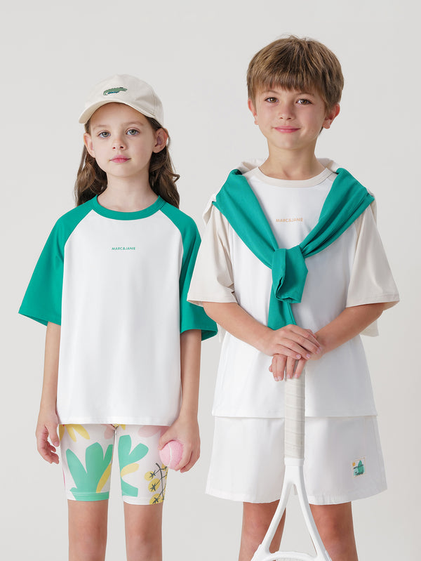 MARC & JANIE Unisex Toddler Kids Sun Protection Quick Dry Sports T-Shirt 240320