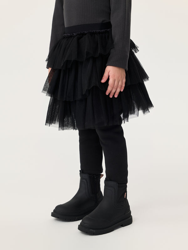 MARC & JANIE Toddler Girl  Sweet Tulle Patchwork Fleece-Lined Skirt Pants 551332