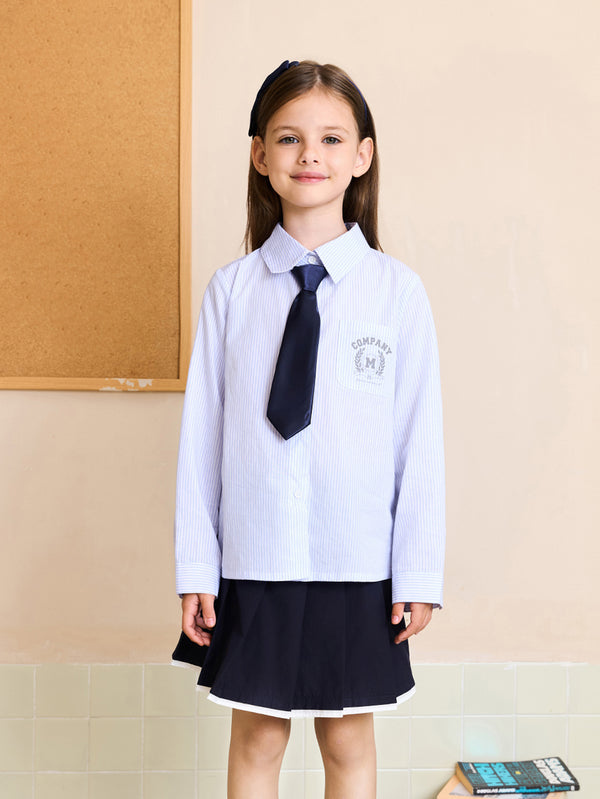 MARC & JANIE Kids Girl Youth Campus Striped Shirt 551673