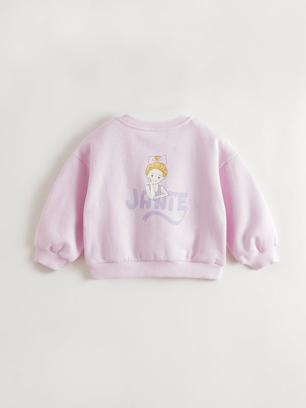 MARC & JANIE Toddler Girl Ballet Girl Plush Sweatshirt 551180