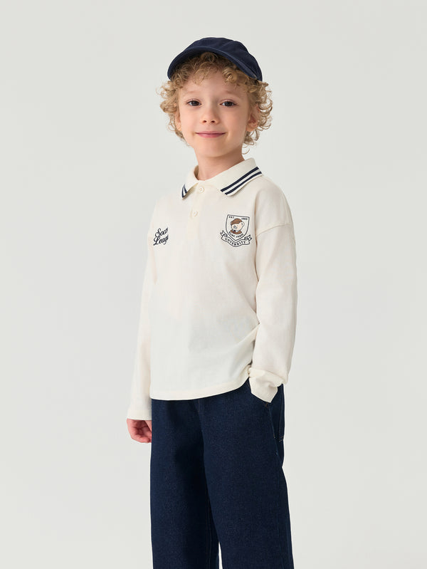 MARC & JANIE Toddler Boy Cotton Polo T Shirt 551122