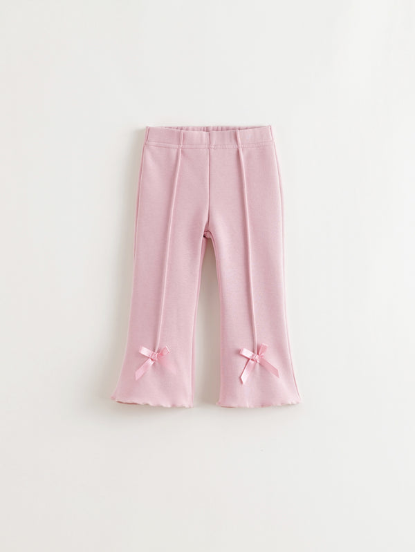 MARC & JANIE Toddler Girl 3D Bowknot Stretch Flare Pants 551320