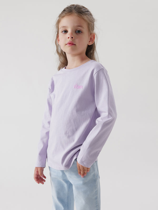 MARC & JANIE Toddler Kids Girl Striped T-shirt Loose Casuals 240089