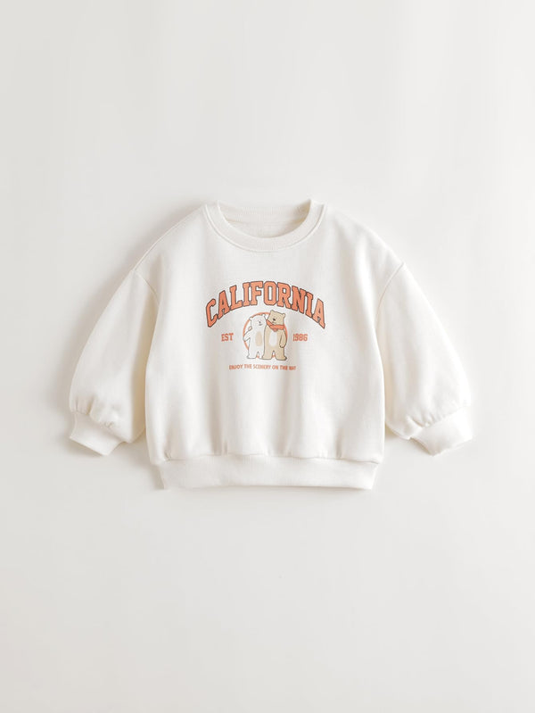MARC & JANIE Toddler Boy Letter Bear Plush Sweatshirt 551132