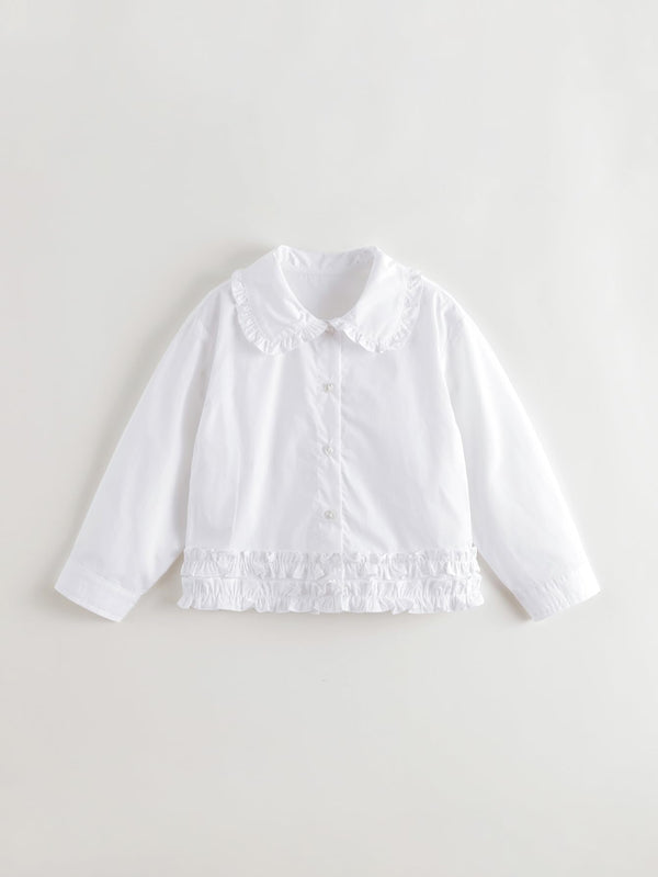 MARC & JANIE Kids Girl Sweet Lace Cotton Shirt 551670