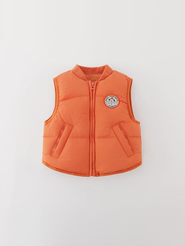 MARC & JANIE Toddler Boy Bear Print Down Vest 551677