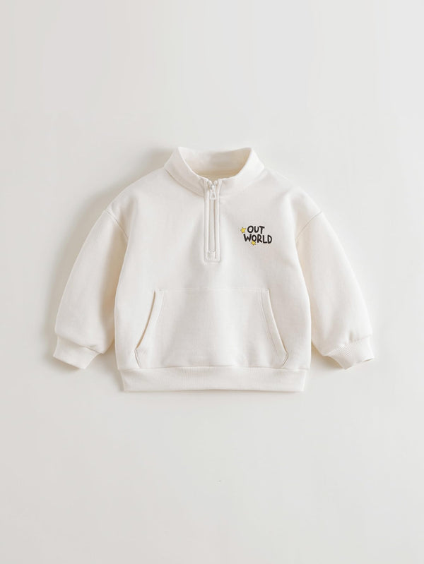 MARC & JANIE Toddler Boy Adventure Cat Stand Collar Sweatshirt 551139