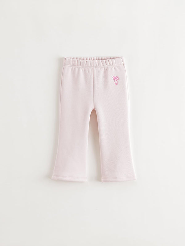 MARC & JANIE Toddler Girl Bowknot Fleece Flare Pants 551333