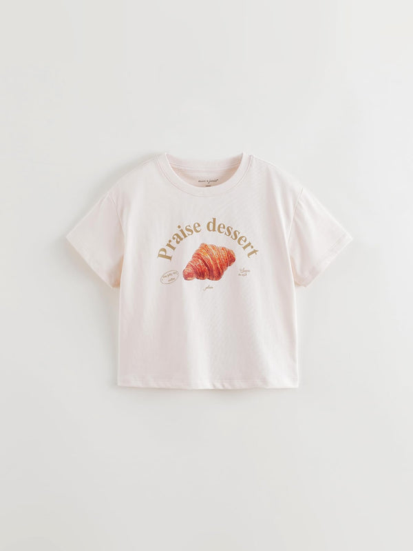 MARC & JANIE Girls Cooling Bread Print Tee 550685