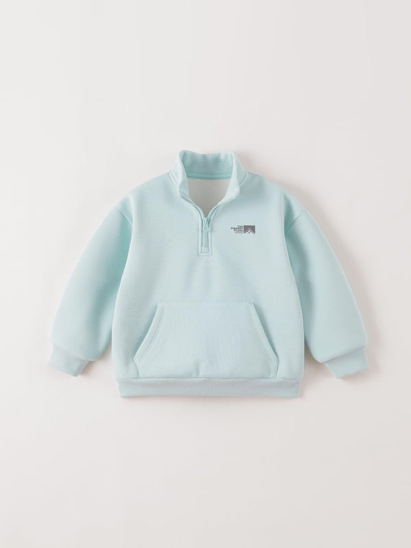 MARC & JANIE Kids Boy Outdoor Fleece Mock Neck Sweatshirt 551168