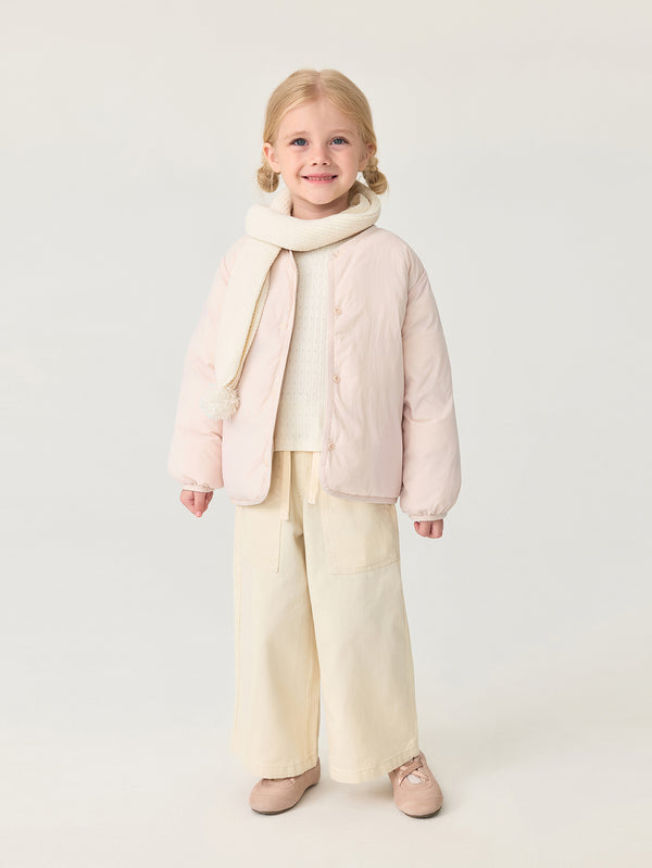 MARC & JANIE Toddler Girl Reversible Bunny Lightweight Down Jacket 551706