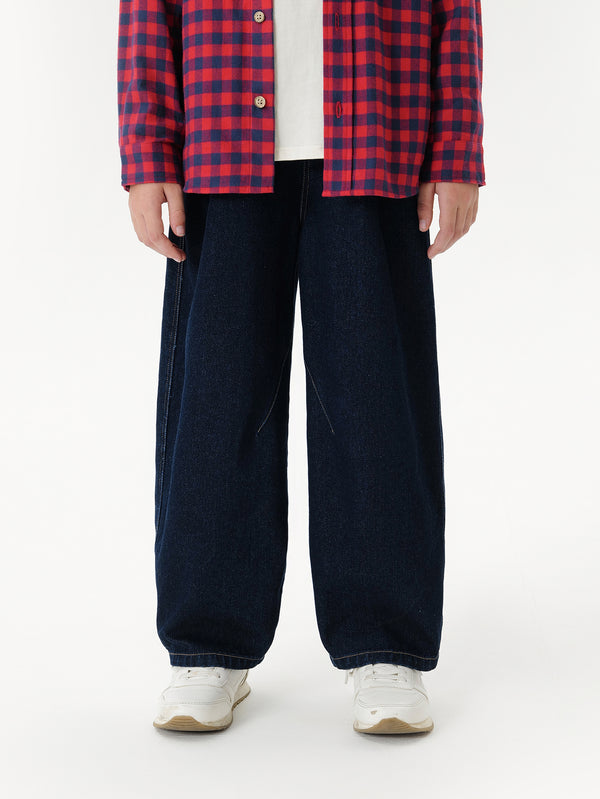 MARC & JANIE Kids Girl Vintage Casual Denim Banana Pants 551385