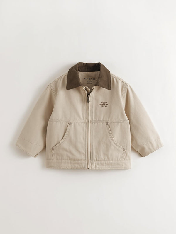 MARC & JANIE Toddler Boy Retro Collar Casual Jacket 551761