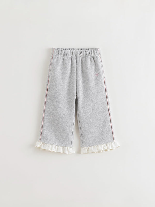 MARC & JANIE Toddler Girl Cloud Feel Pure Cotton Denim Flared Pants 551319