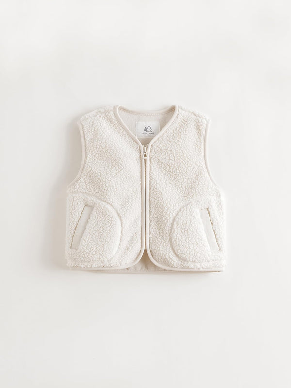 MARC & JANIE Toddler Boy Soft Plush Fleece Vest 551379