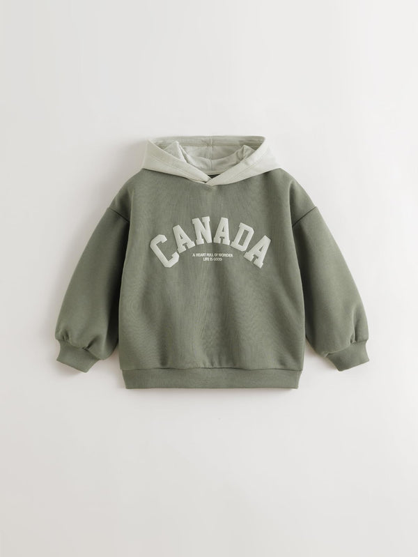 MARC & JANIE Kids Boy Colorblock Letter Hoodie Casual Sweatshirts 551160