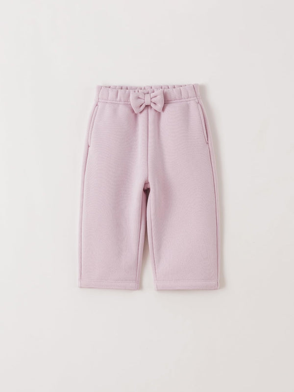 MARC & JANIE Toddler Girl Bowknot Fleece Banana Pants 551325