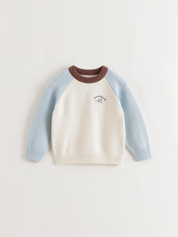 MARC & JANIE Toddler Boy Dog Graphic Cotton Knit Sweater 551853