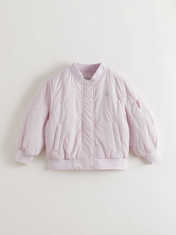 MARC & JANIE Kids Girl Crisp Structured Padded Baseball Jacket 551660