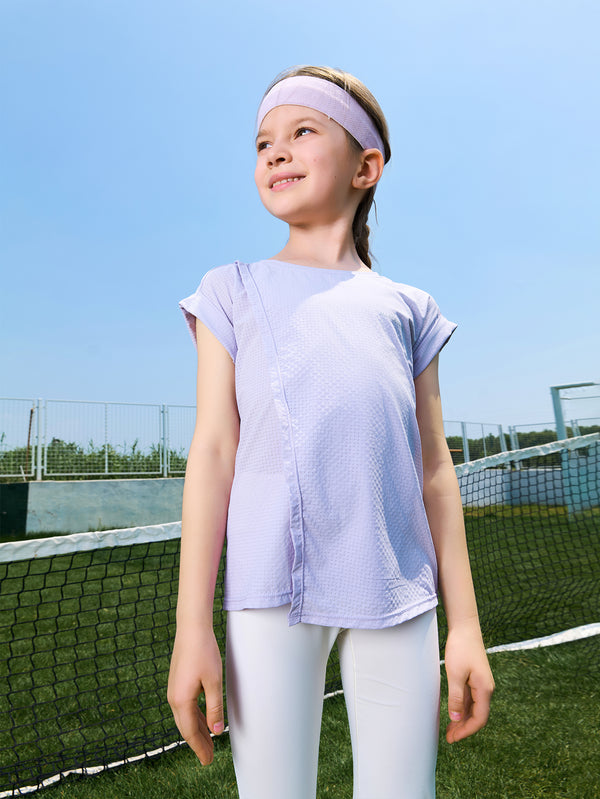 MARC & JANIE Kids Girl Letter Print Cool Quick-Dry Active T-Shirt 550615