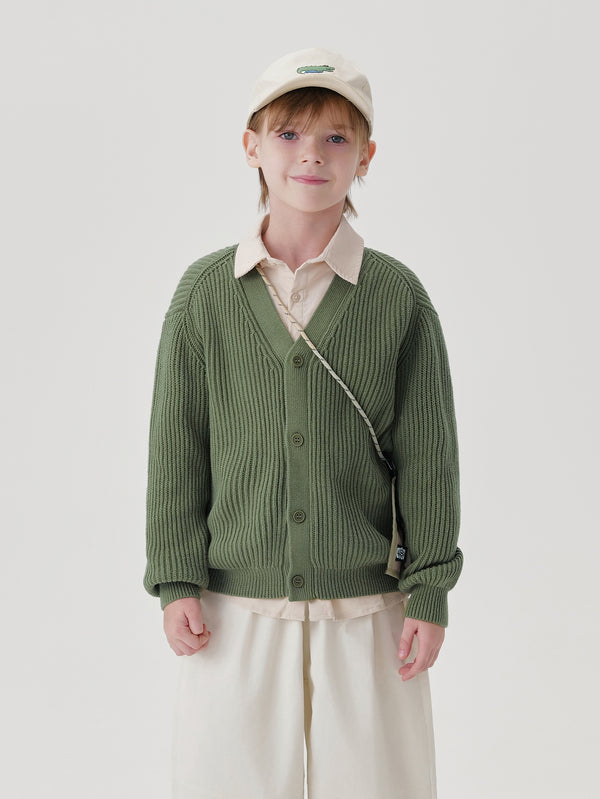 MARC & JANIE Toddler Boy Loose V-neck Cardigan 231935