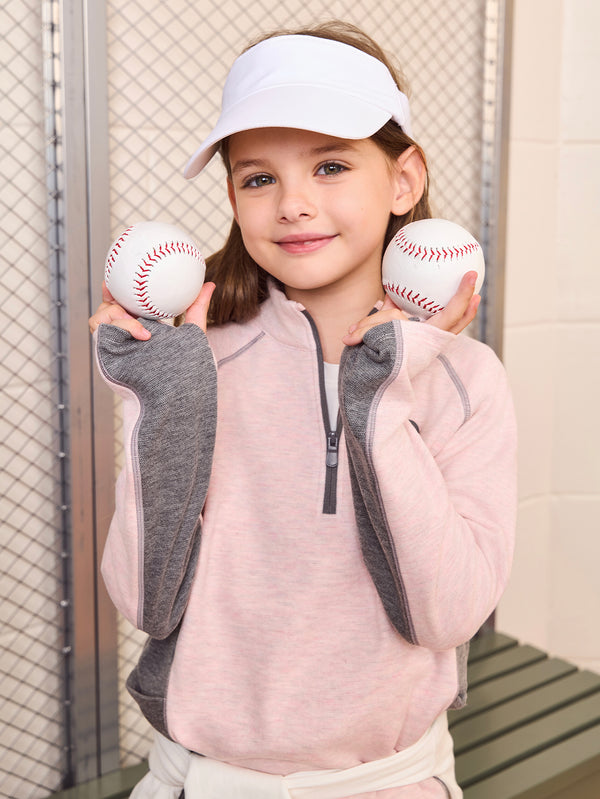 MARC & JANIE Unisex Kids Warm Half Zip Sports T-Shirt 551719