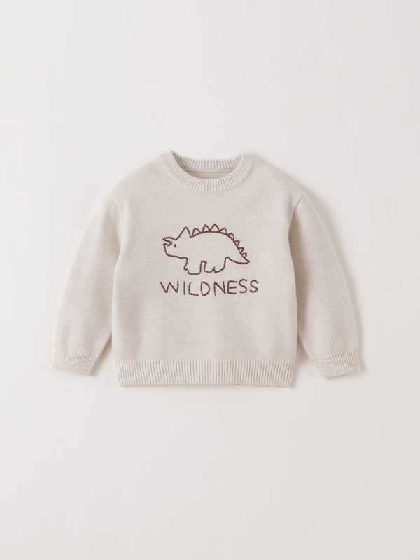 MARC & JANIE Toddler Boy Animal Pattern Soft Knit Sweater 551851