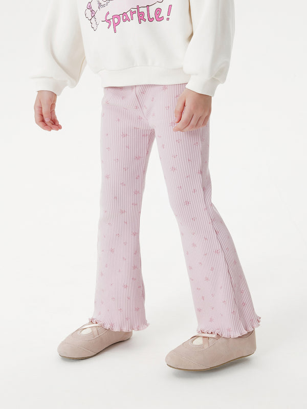 MARC & JANIE Toddler Girl Sweet Lace Elastic Flared Pants Trousers 551326