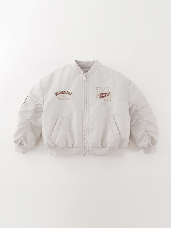 MARC & JANIE Kids Boy Vintage Racing Quilted Baseball Jacket 551252