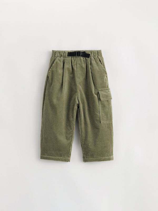 MARC & JANIE Toddler Kids Boy Fleece-lined Cargo Corduroy Pants 231972