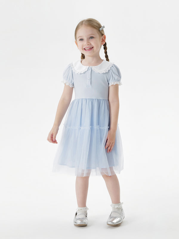 MARC & JANIE Toddler Girl Mesh A-Line Dress 550758