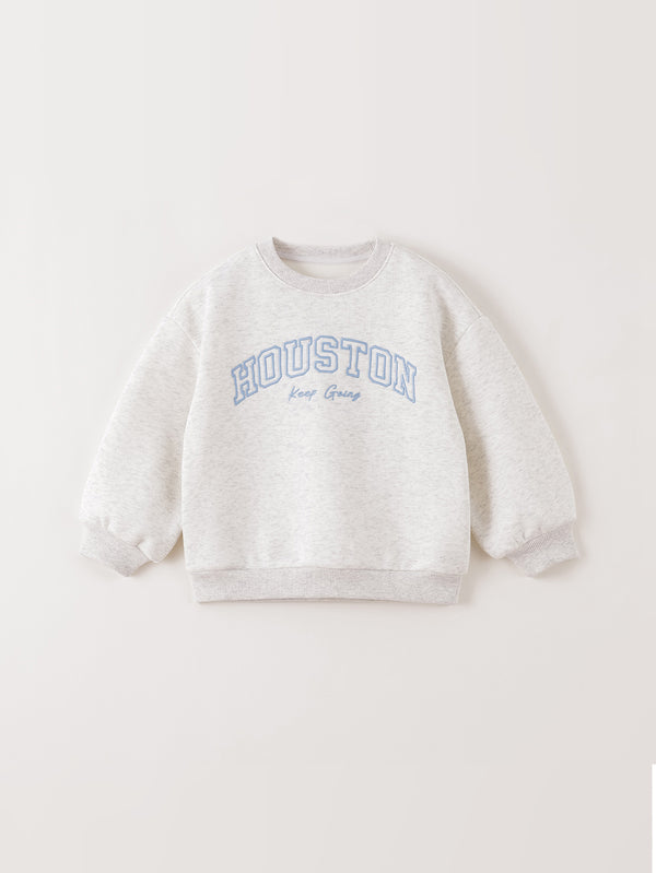 MARC & JANIE Kids Boy Vintage Letter Fleece Sweatshirt 551167