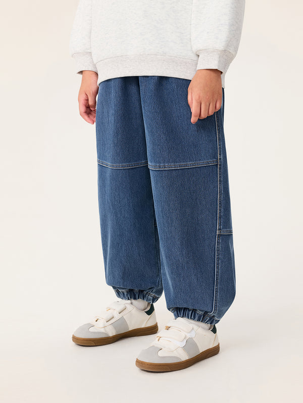 MARC & JANIE Kids Boy Fleece Lined Denim Jogger Pants 551286