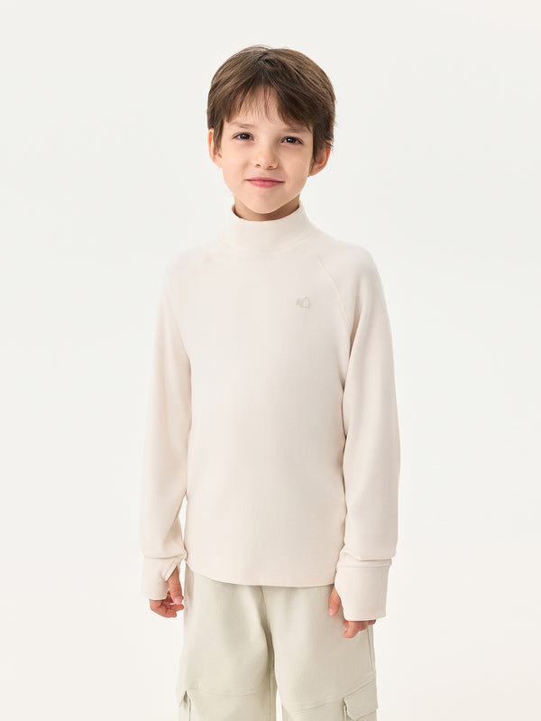 MARC & JANIE Kids Boy Thermal Fleece Turtleneck Shirt 551701