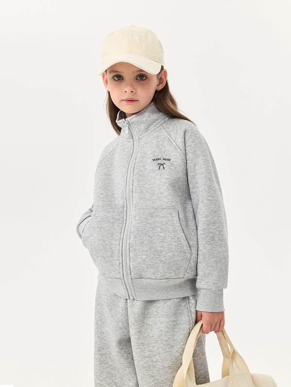 MARC & JANIE Kids Girl Soft Fleece Stand Collar Jacket 551539