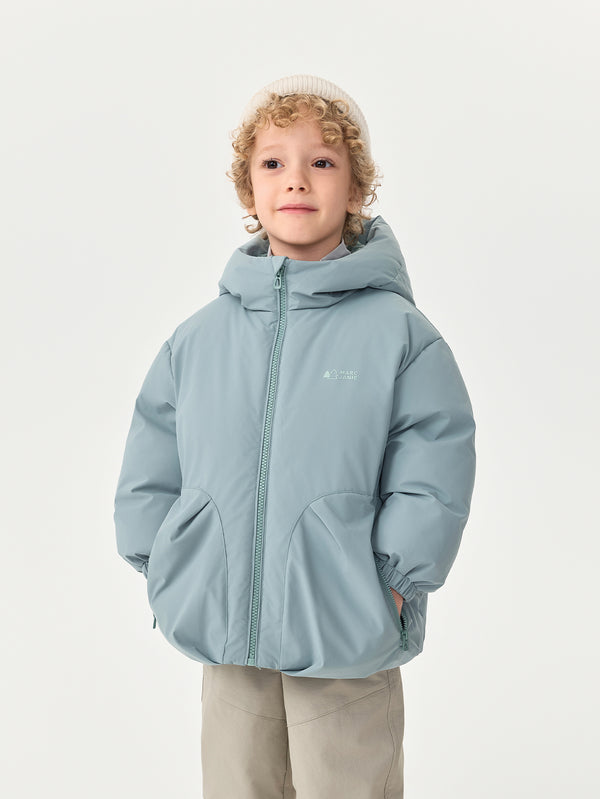 MARC & JANIE Toddler Boy Thick Cargo Hooded Down Jacket 551683