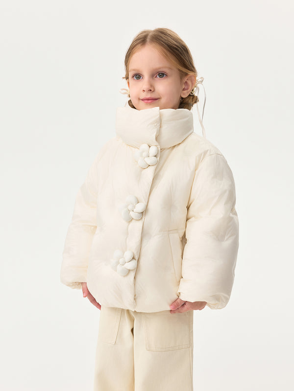 MARC & JANIE Toddler Girl Floral Lightweight Puffer Down Jacket 551707