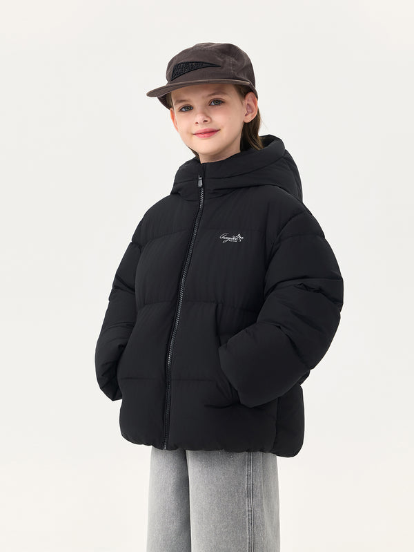 MARC & JANIE Kids Girl Floral Hooded Thick Down Jacket 551767