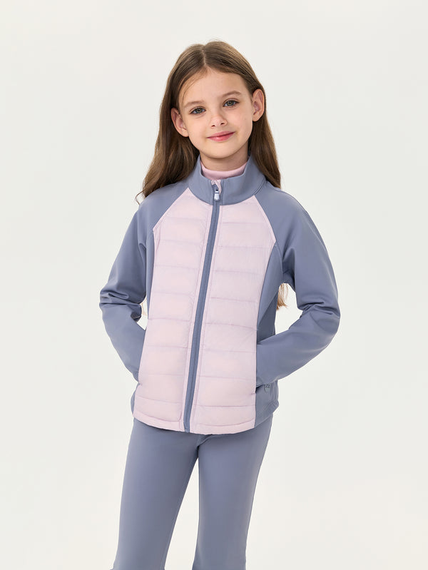 MARC & JANIE Kids Girl Colorblock Warm Sports Down Jacket 551817