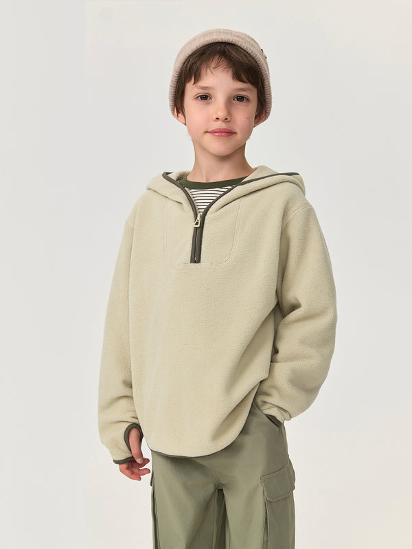MARC & JANIE Unisex Kids Soft Antistatic Fleece Hooded Sweatshirt 551861