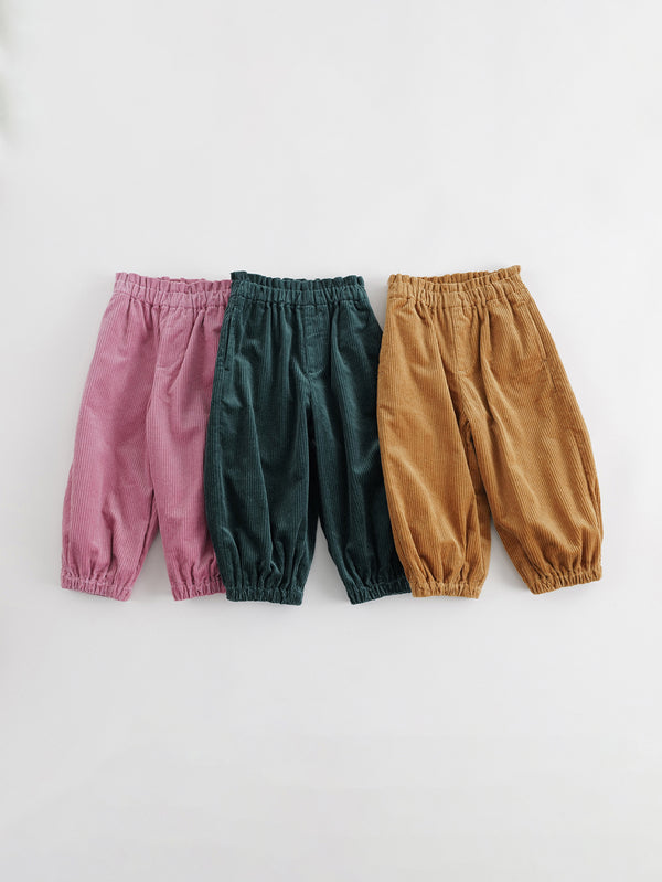 MARC & JANIE Toddler Girl Lace Waist Corduroy Pants 232015