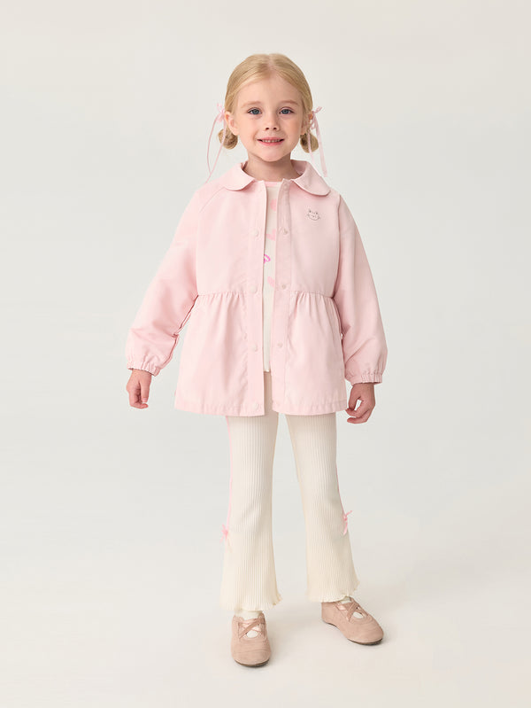 MARC & JANIE Toddler Girl Sweet Ruffle Hem Softshell Jacket 551597
