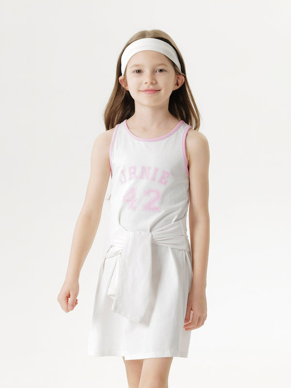 MARC & JANIE Kids Girl Letter Print Active Tank Dress 550699