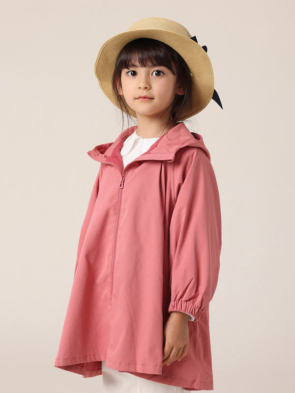 MARC & JANIE Toddler Girl Loose Large A-line Hooded Trench Coat 213320